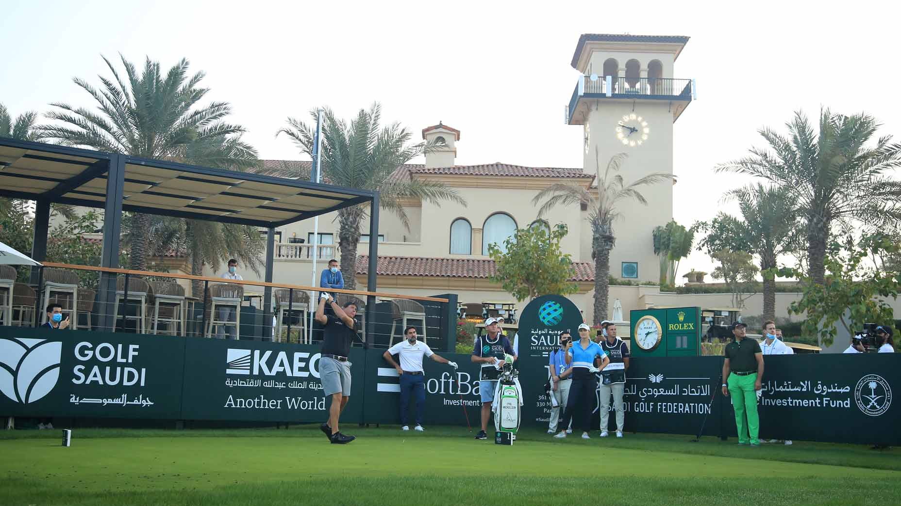 Phil Mickelson at 2021 Saudi International