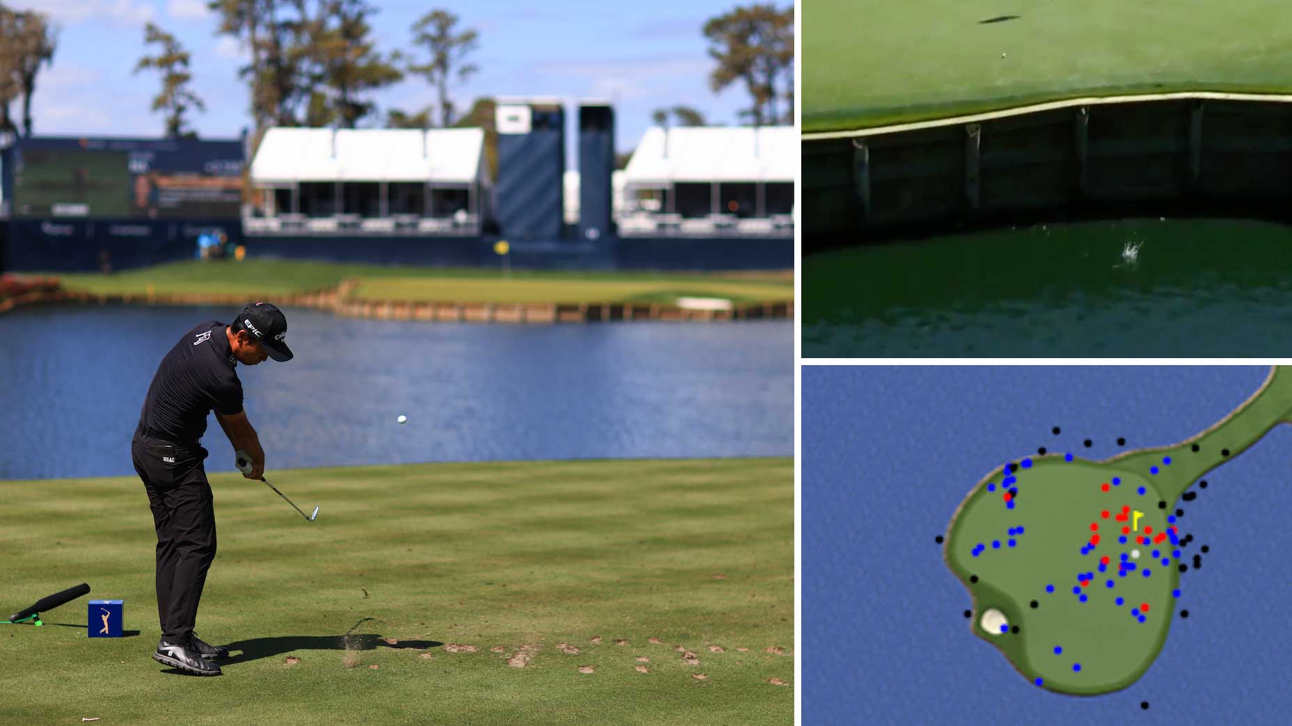 Thursday brought mayhem to No. 17 at TPC Sawgrass.