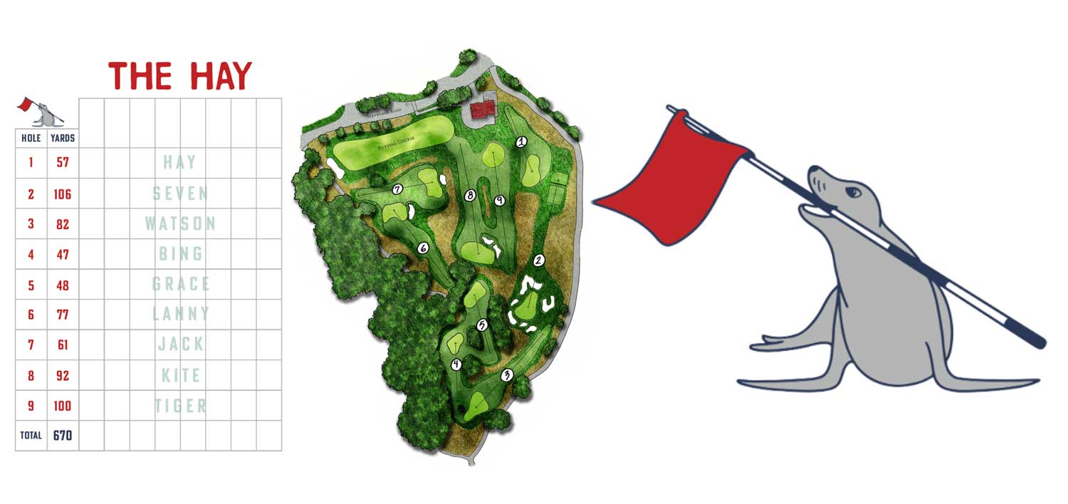 The Hay course at Pebble Beach