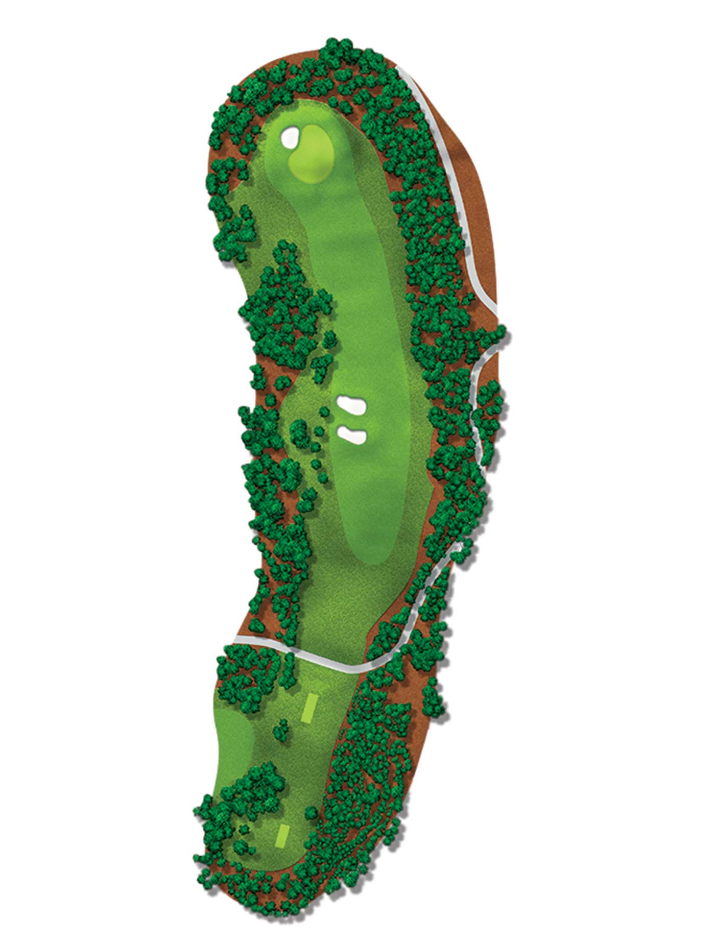 The 5th hole at Augusta National.