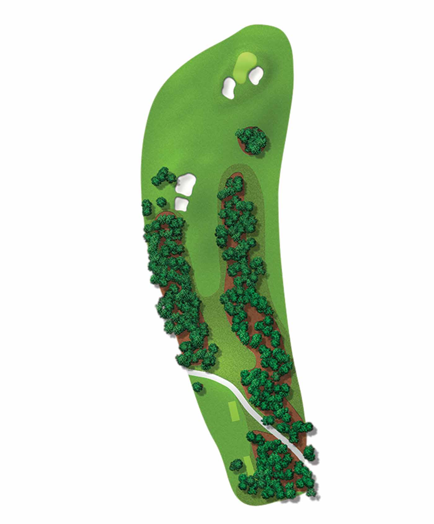 The 18th hole at Augusta National.