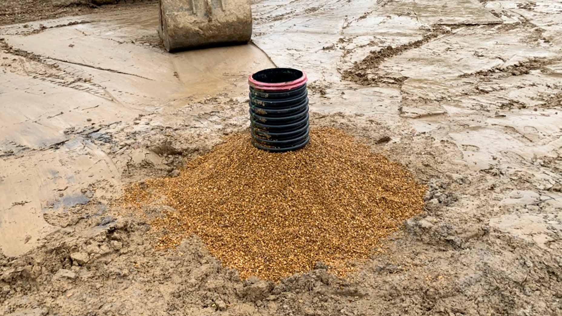 atch basins and new drainage pipes being installed at Overton Park.