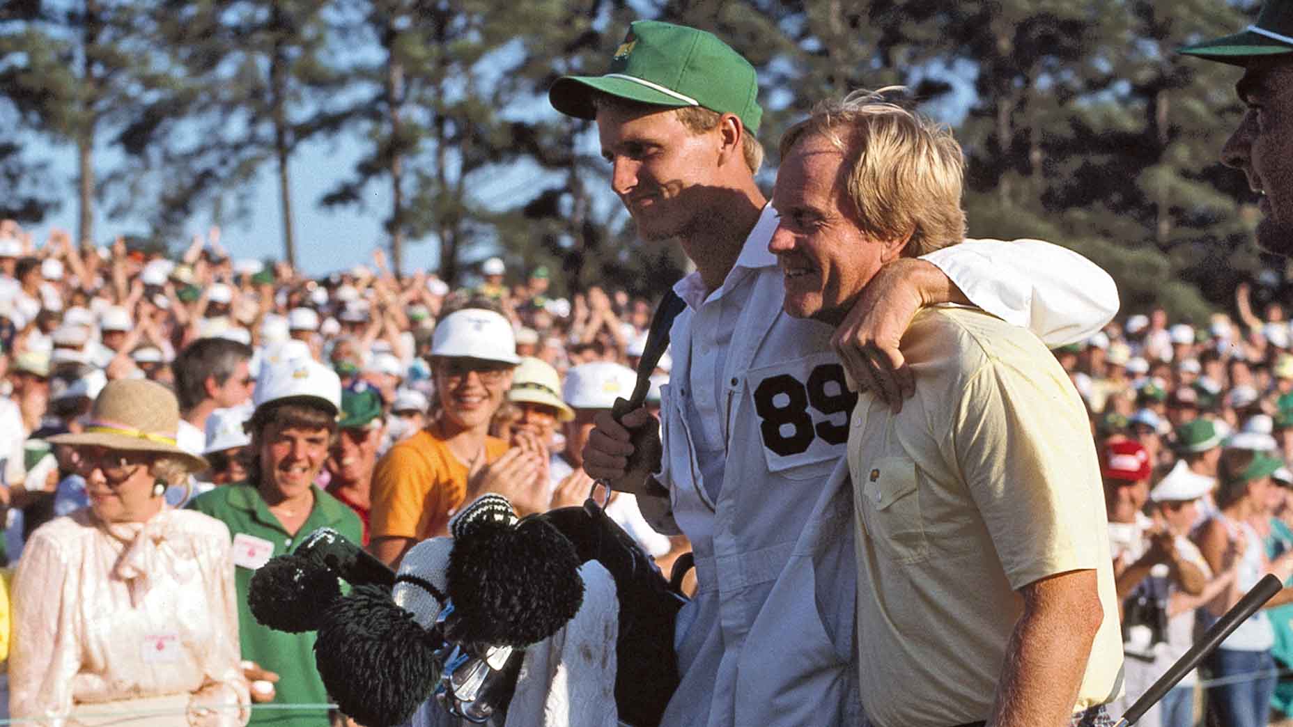 jackie nicklaus arm around jack