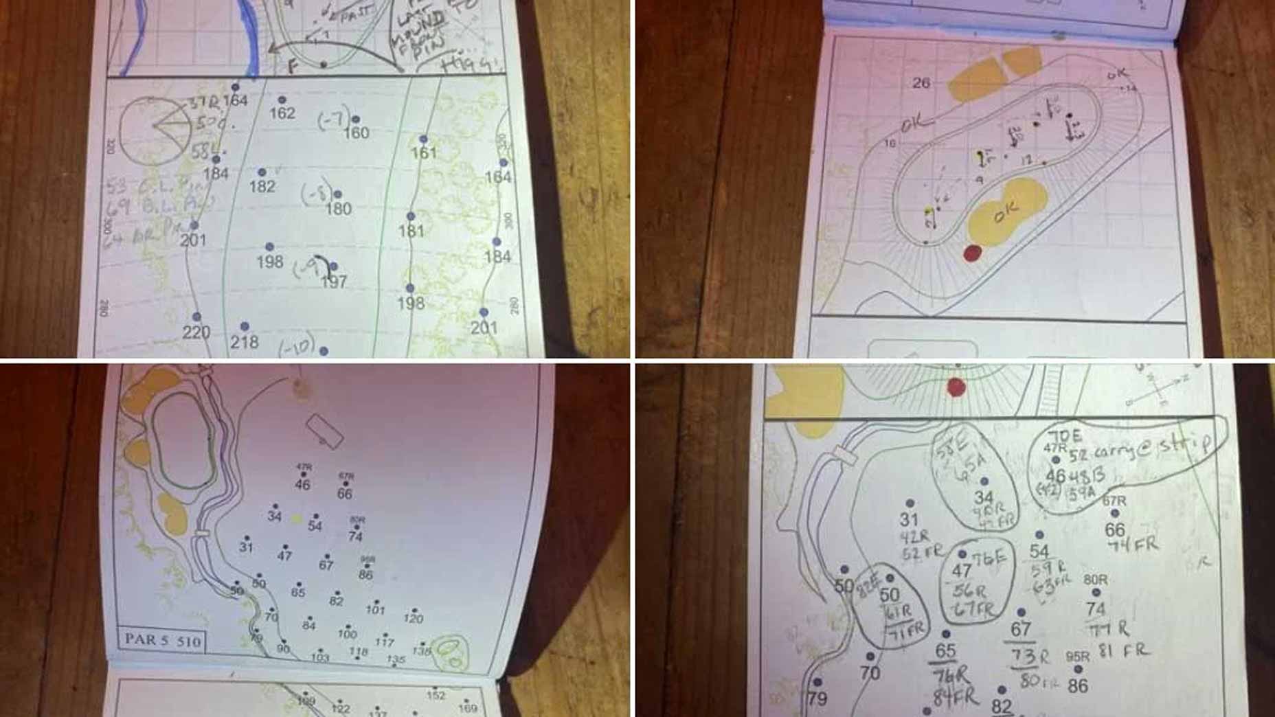 john wood's yardage book