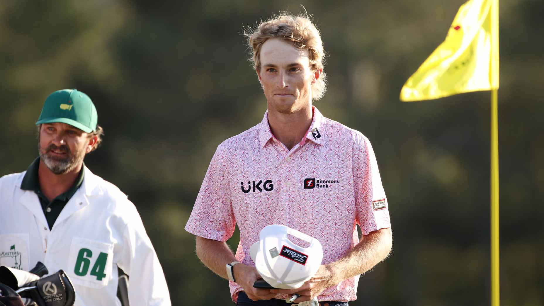 will zalatoris holds hat masters