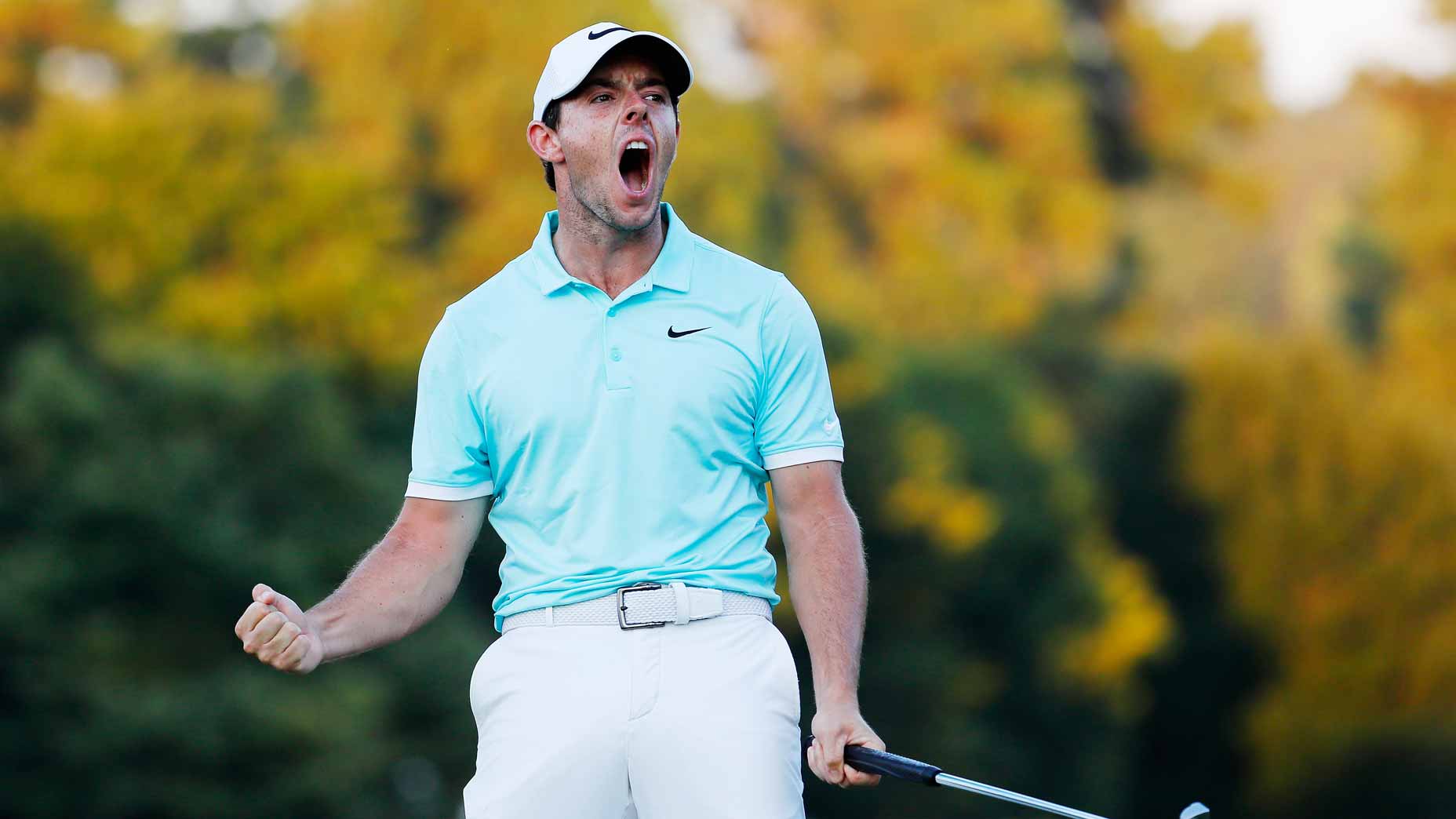 rory mcilroy celebrates