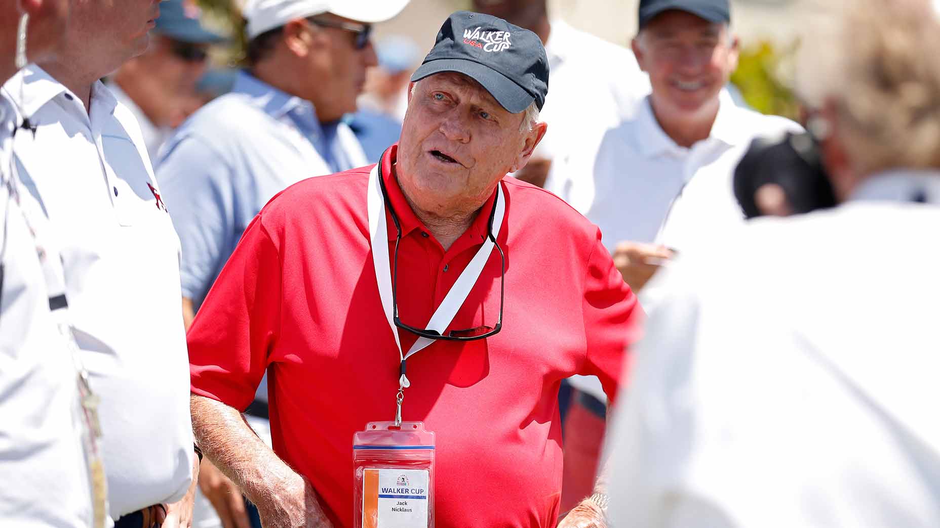 Jack Nicklaus at the 2021 Walker Cup.