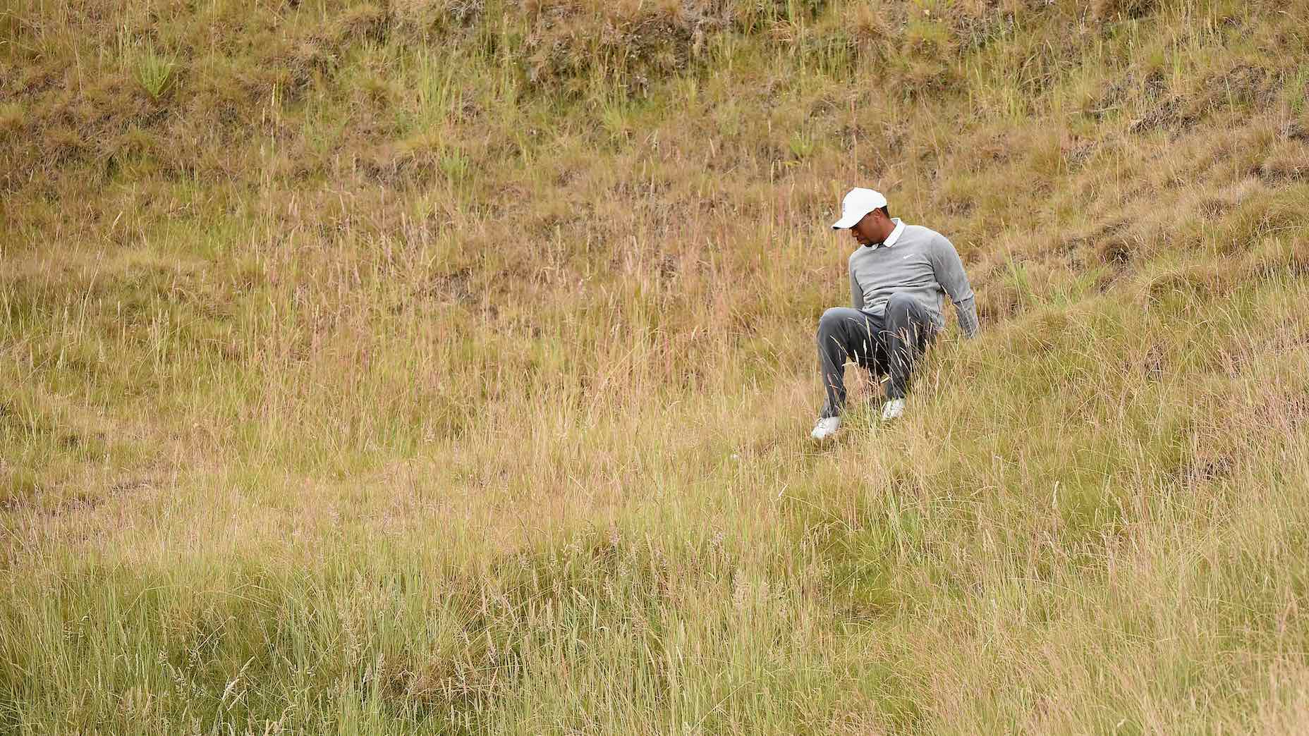 If you're hosting a major championship, this may not be the Tiger Woods iconography you want.