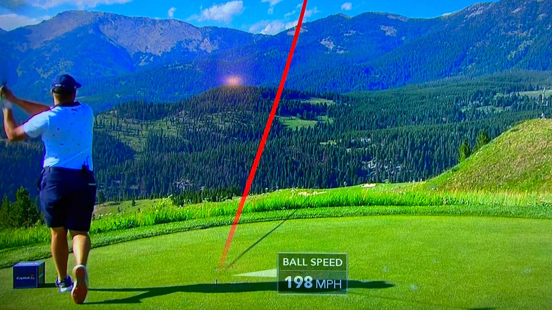 bryson dechambeau hits the ball