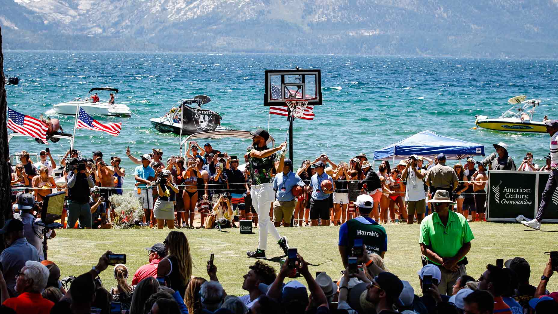 Steph Curry at American Century Championship