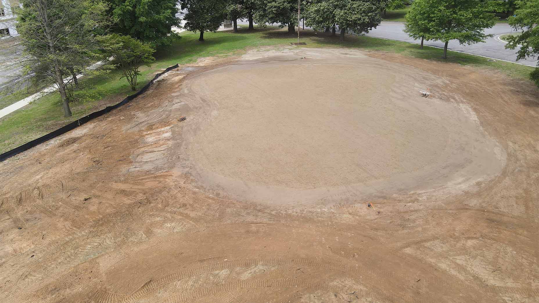 Building Overton Park golf course in Memphis.