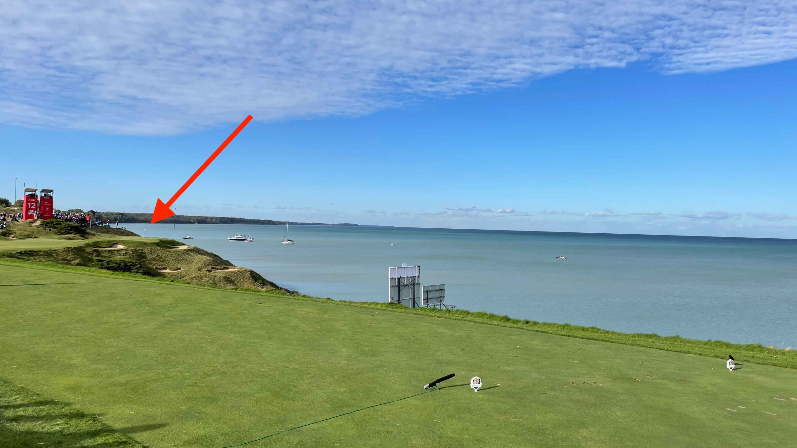 12th hole whistling straits