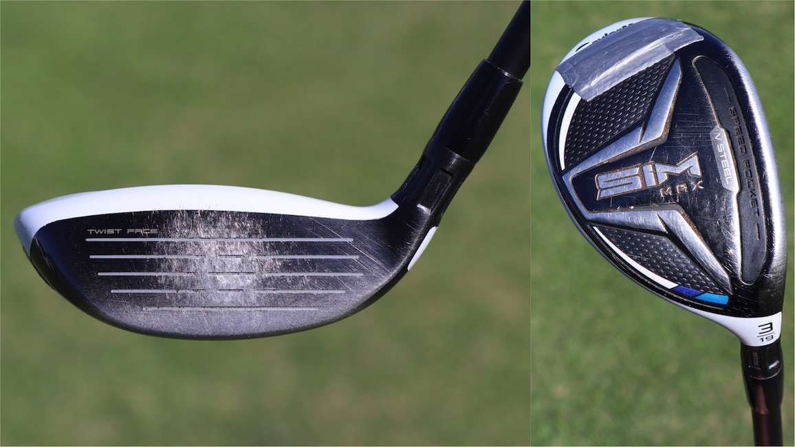 Rory McIlroy's TaylorMade SIM Max rescue club.