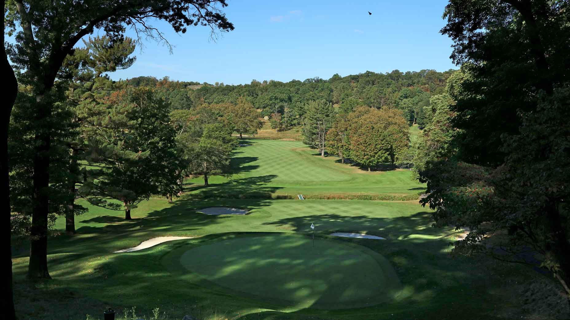 A scenic view from a green at Saint Andrew's Golf Club