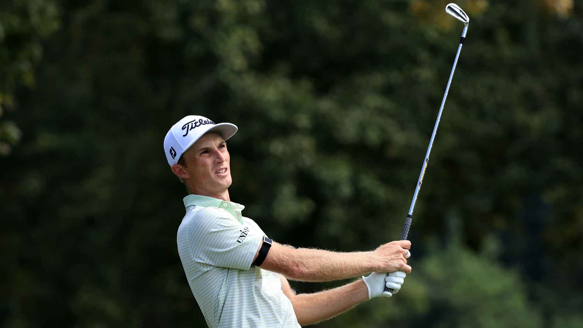 Will Zalatoris in finish position