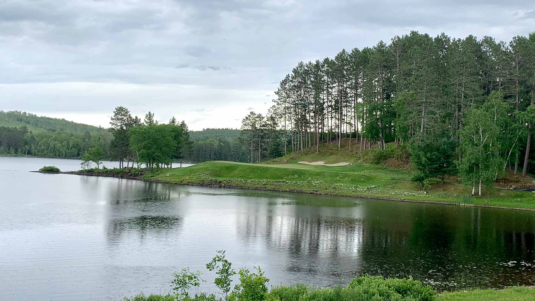the 17th at the legend at giants ridge.