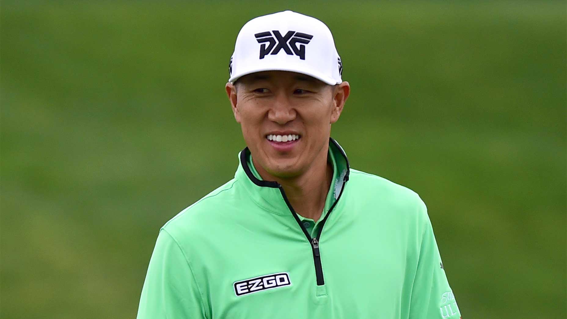 James Hahn looks on at the Waste Management Phoenix Open.