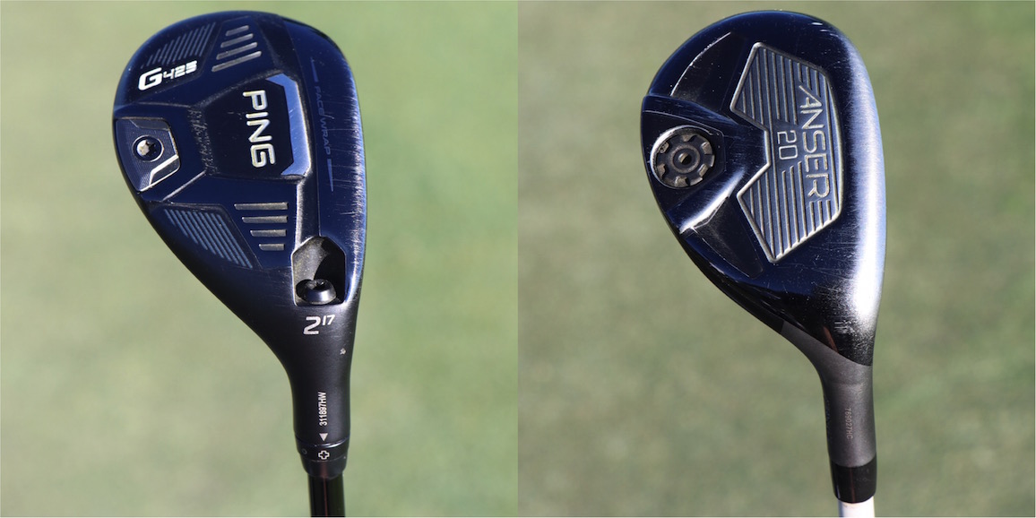 Matt Kuchar's Ping hybrids.