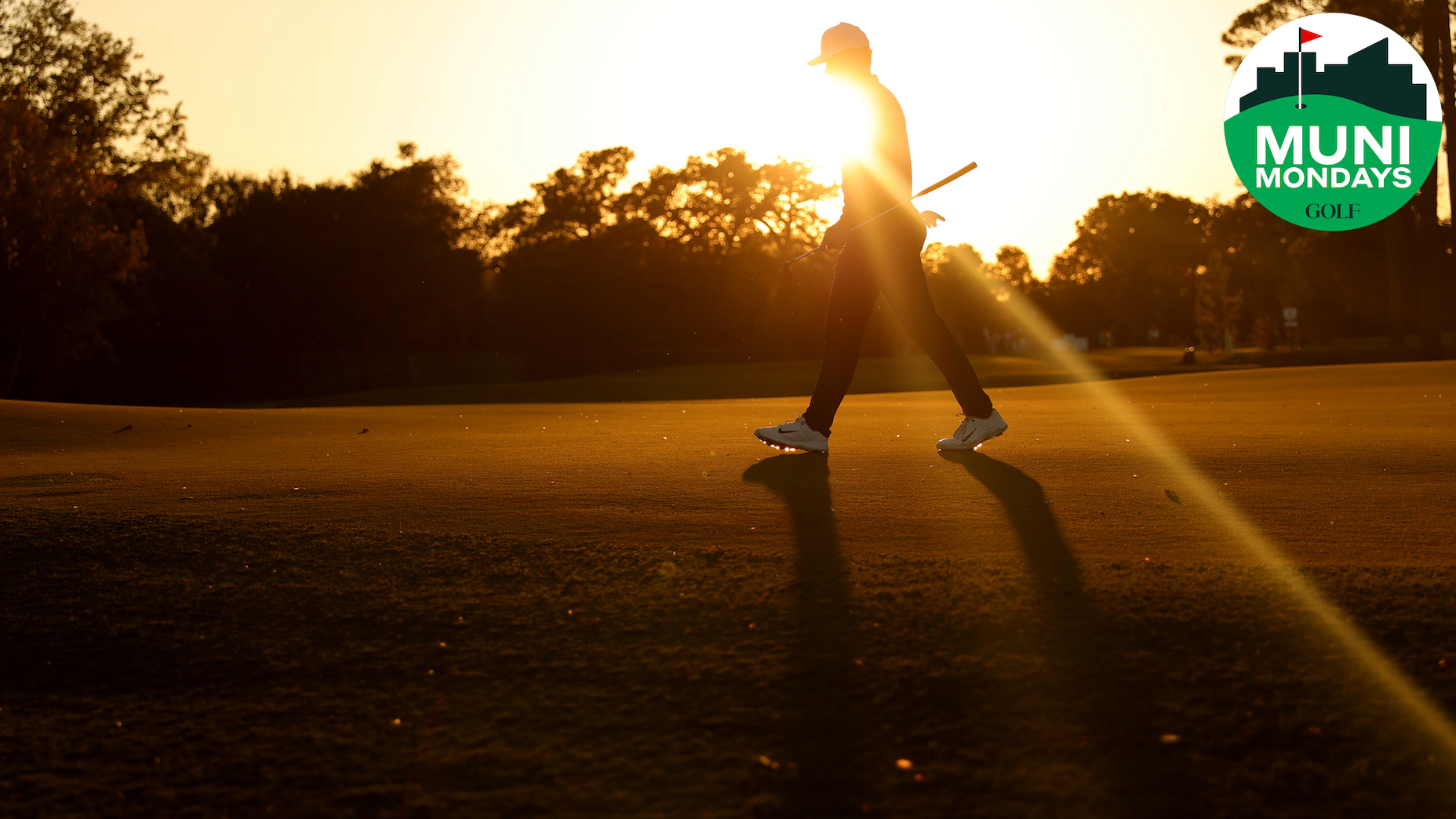 Taylor Moore in the good light at Memorial Park.
