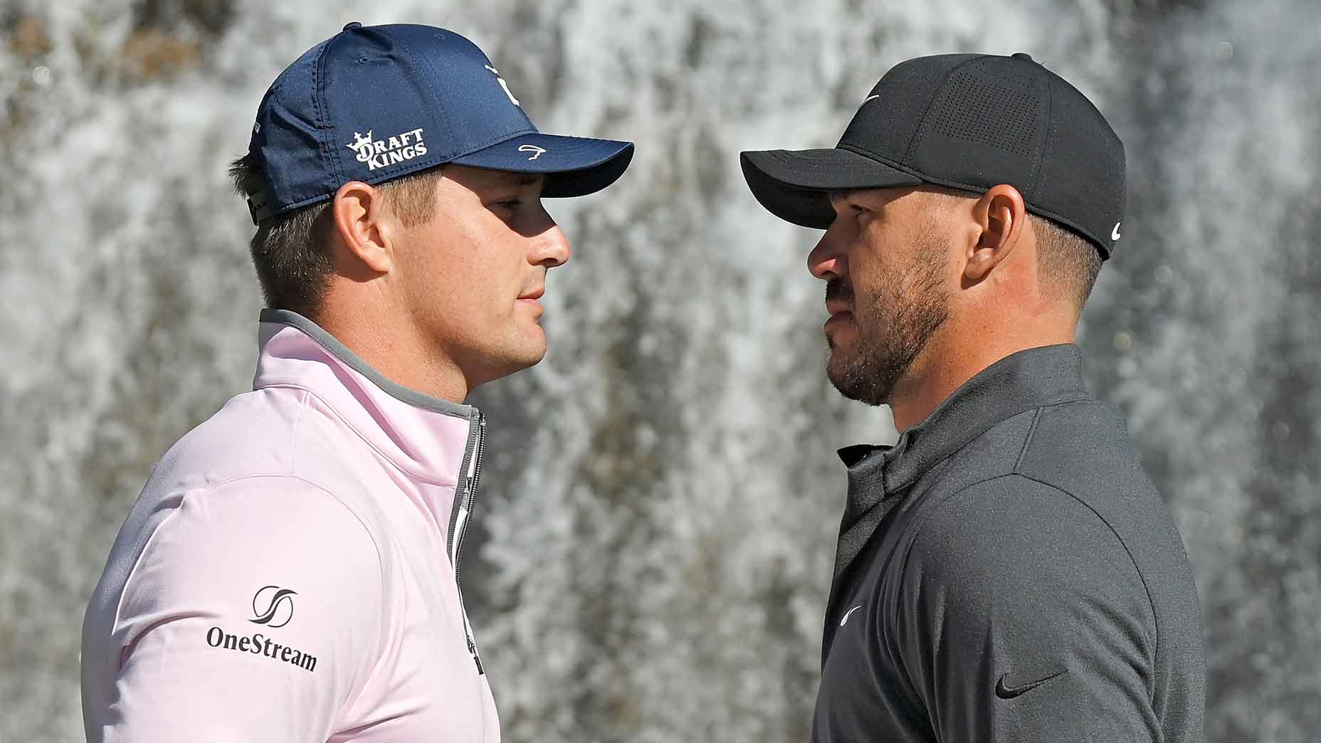 brooks koepka bryson dechambeau stare