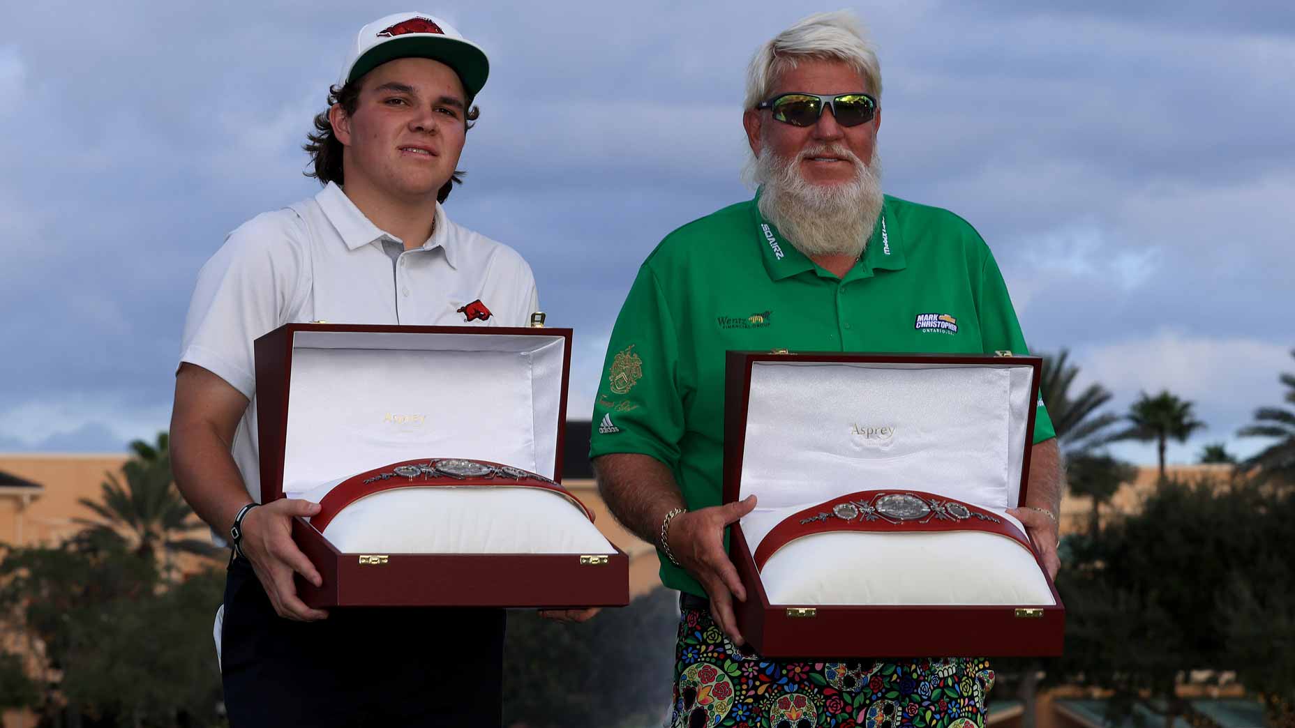john daly and john dally ii with belts