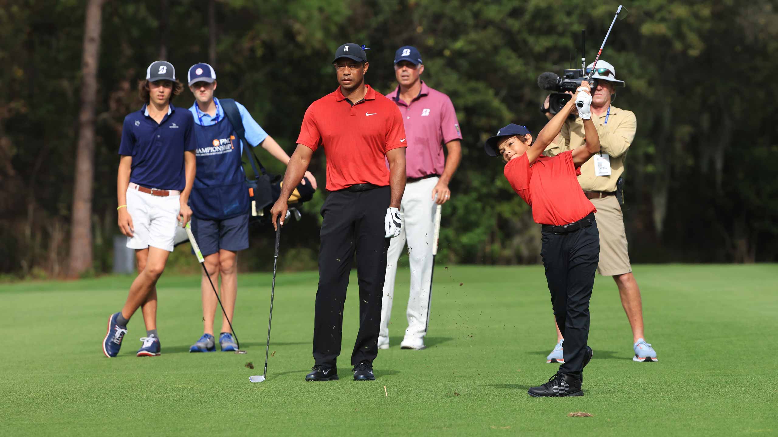 charlie woods swings