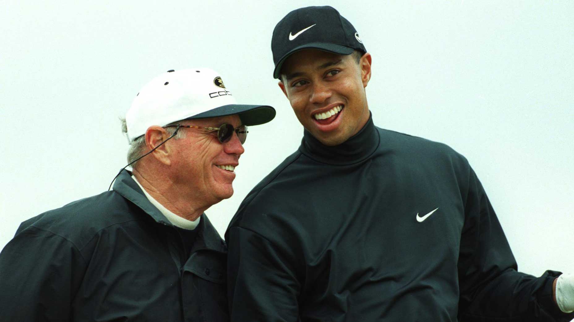 Butch Harmon and Tiger Woods