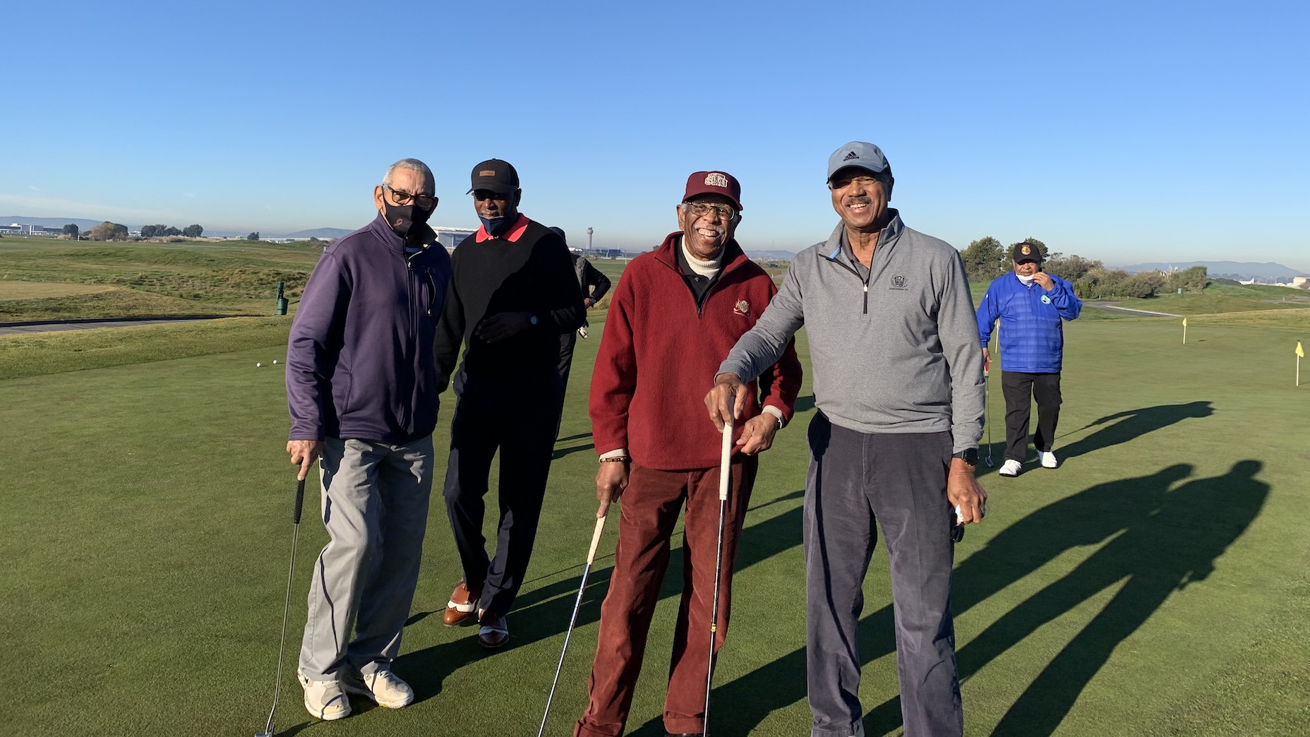 Nate Jackson (far right) and his group at Metro.