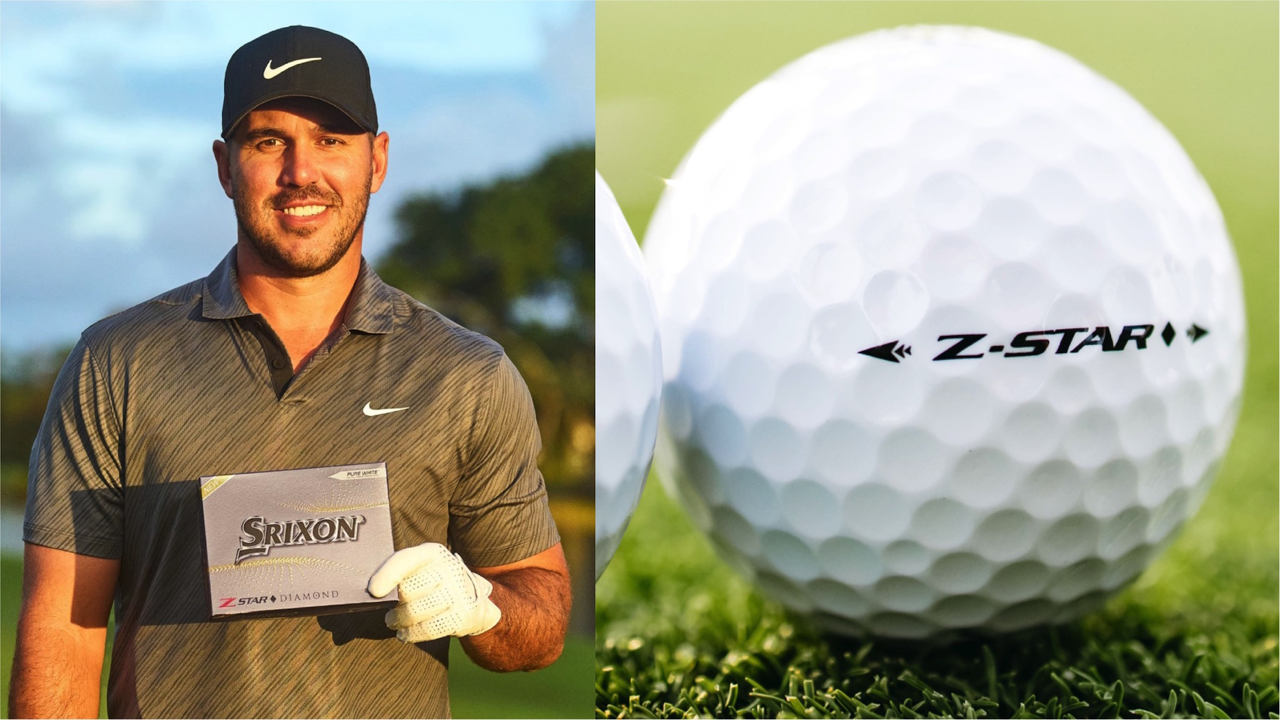 Brooks Koepka's new Srixon Z-Star Diamond golf ball.
