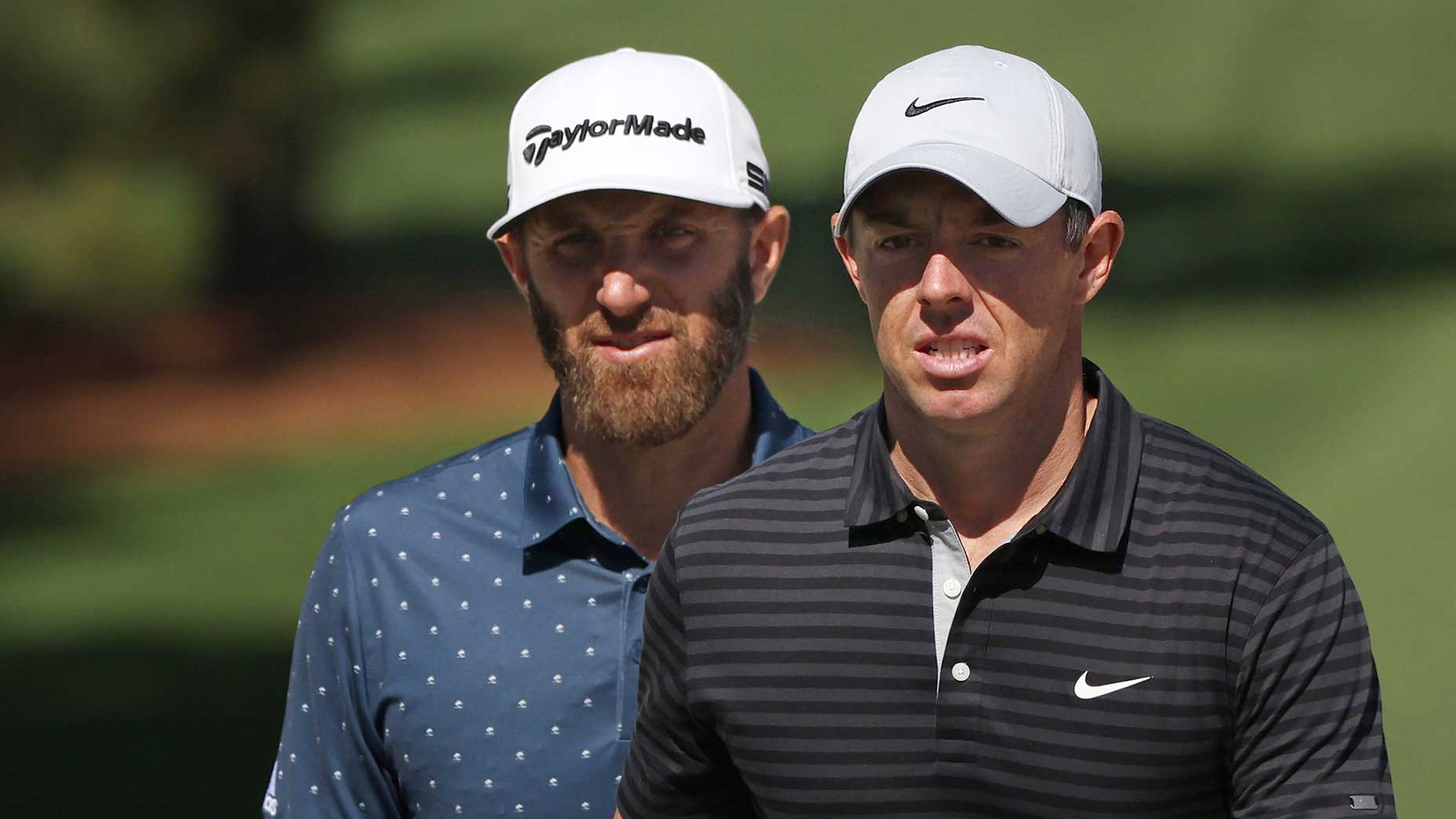 Dustin Johnson and Rory McIlroy are among the pros teeing it up on Monday.