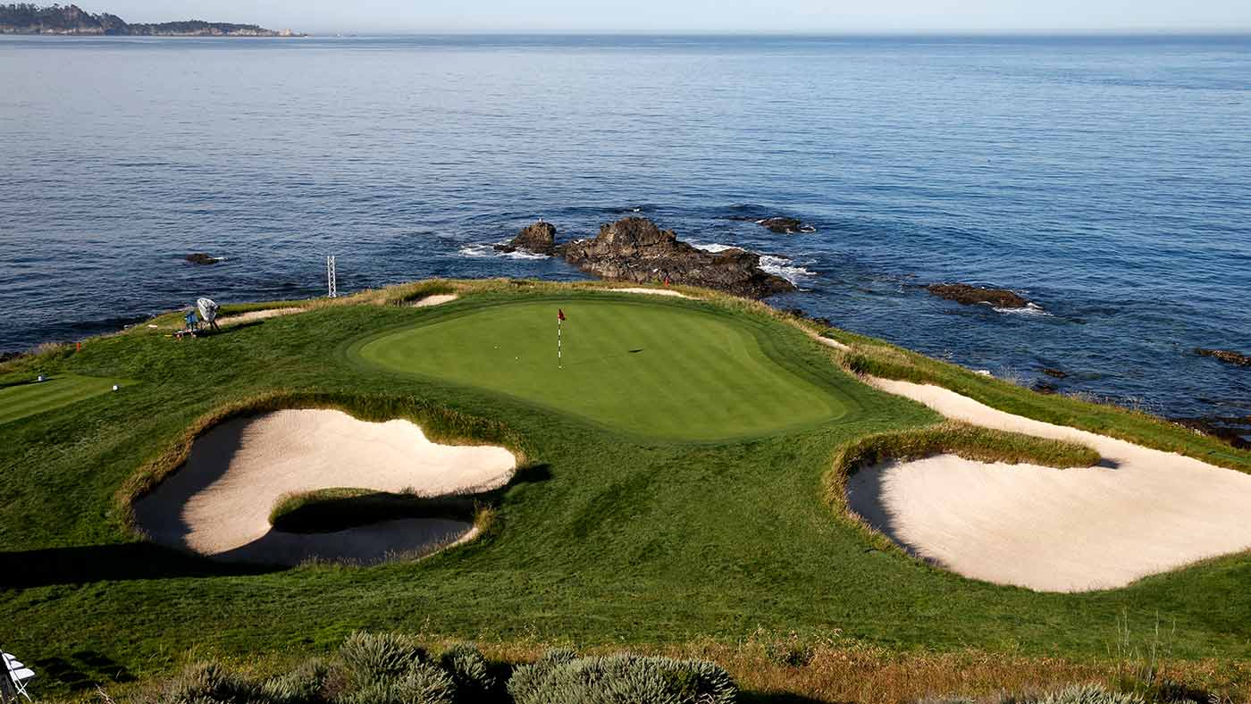 A view of Pebble Beach Golf Links.