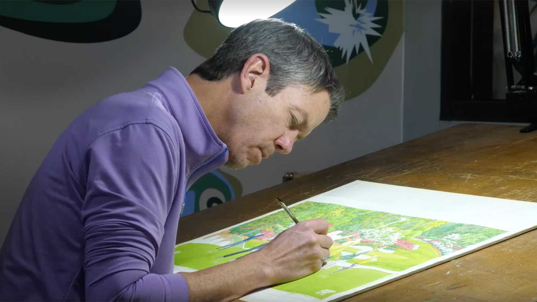 Lee Wybranski at work.