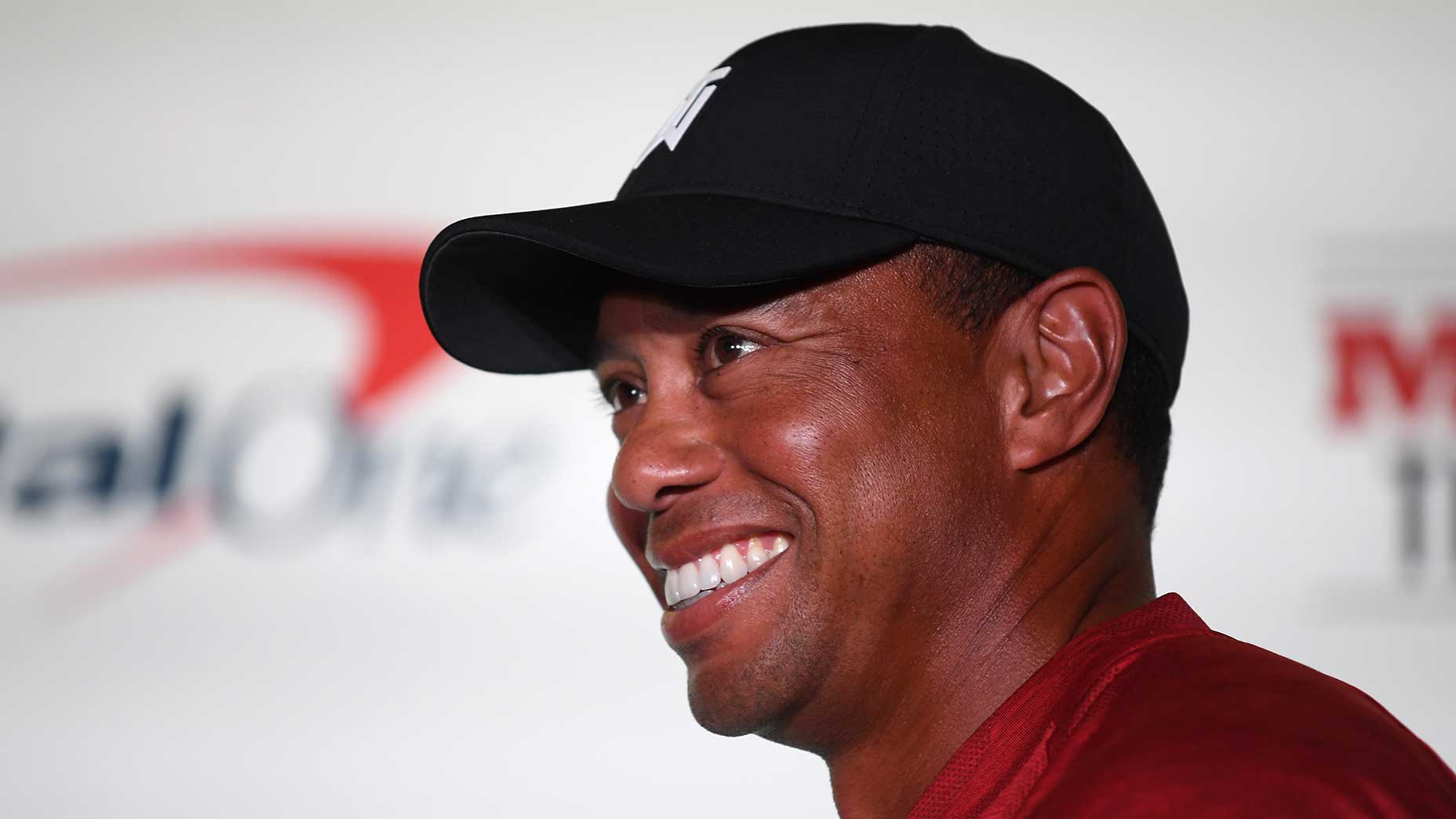 Tiger Woods at the match