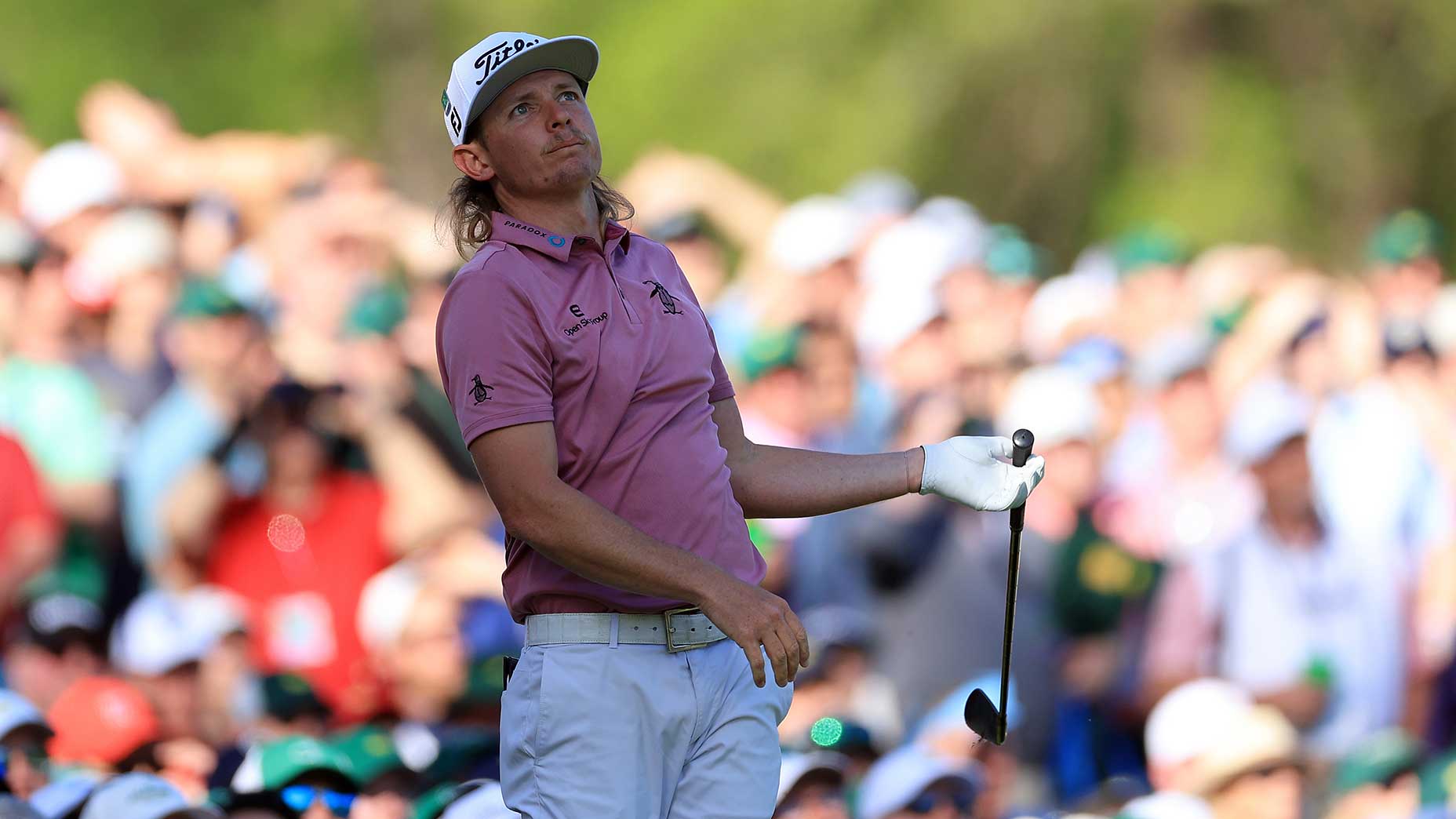 Cameron Smith on Sunday at the Masters.