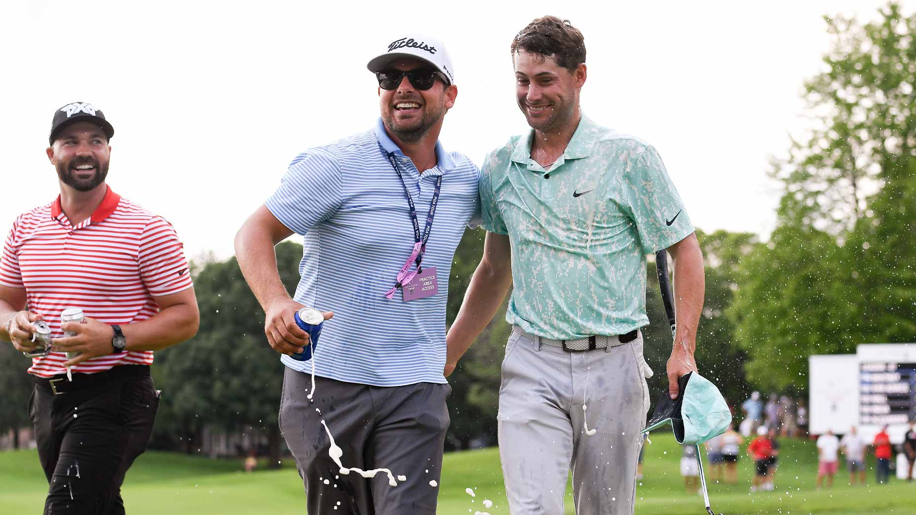 beer shower korn ferry tour