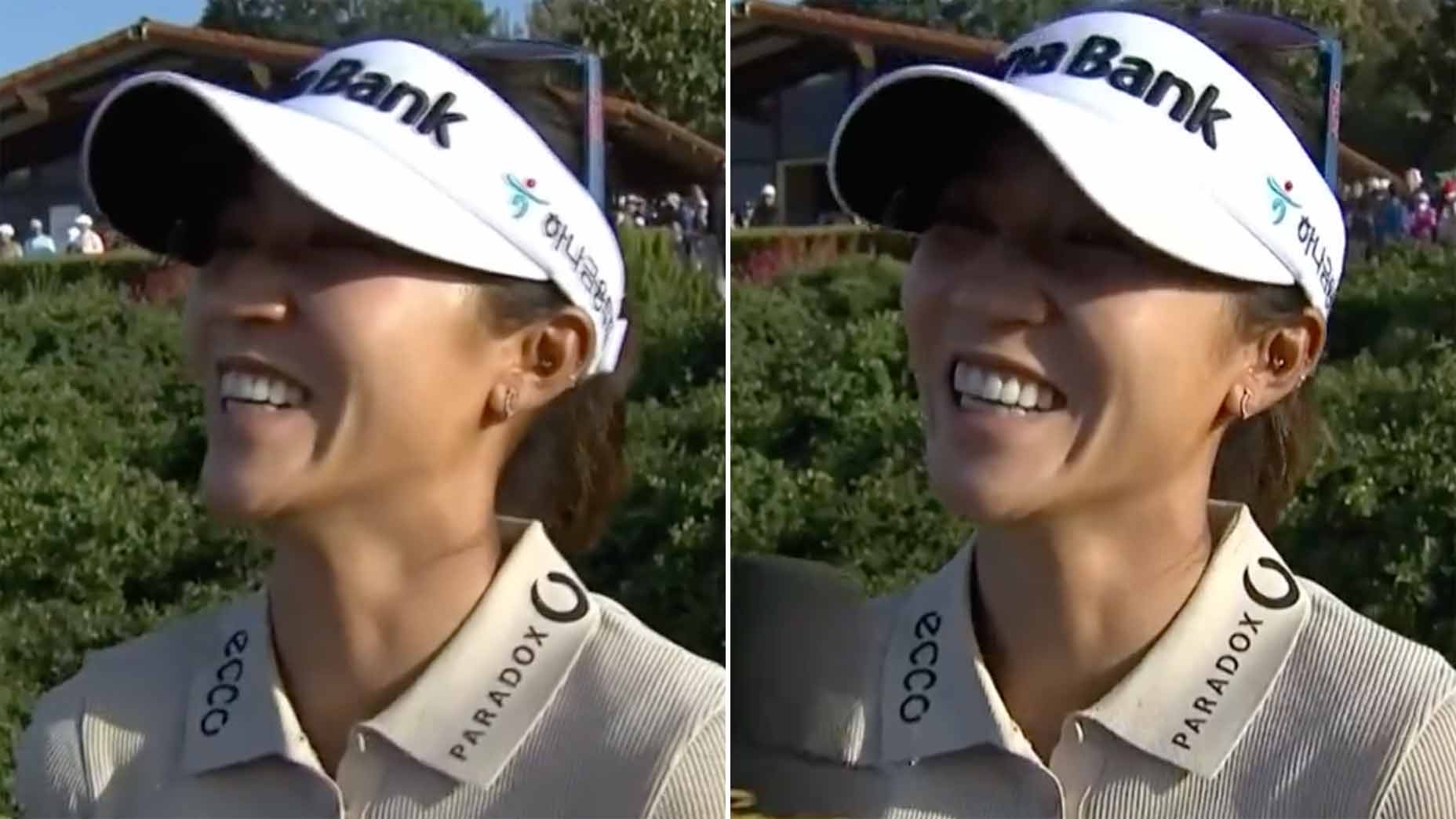 lydia ko laughs
