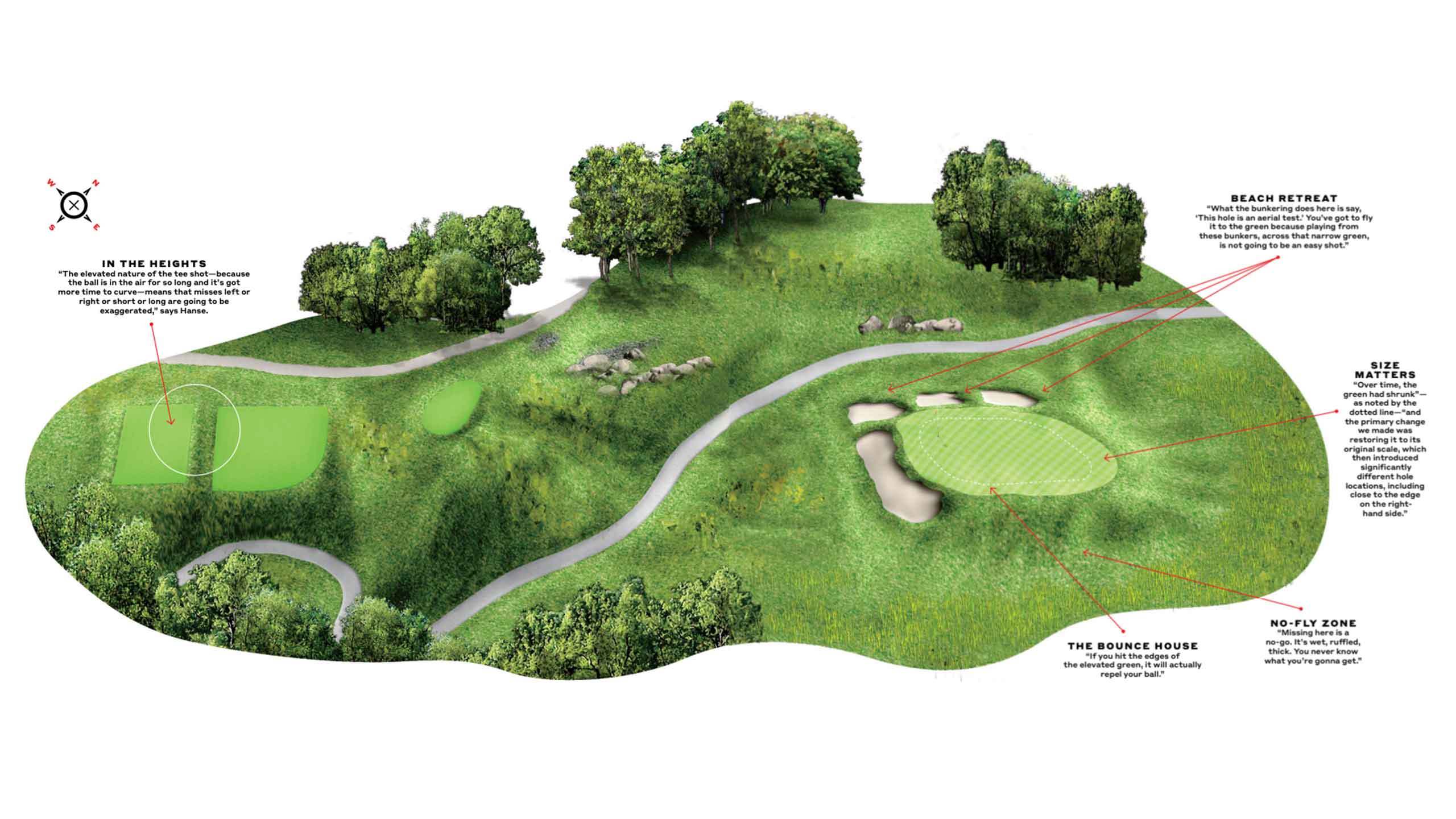 11th hole the country club