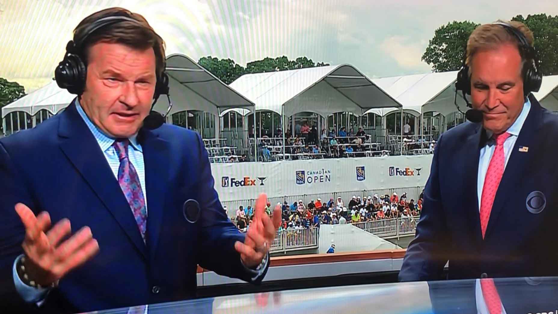 Nick Faldo, Jim Nantz