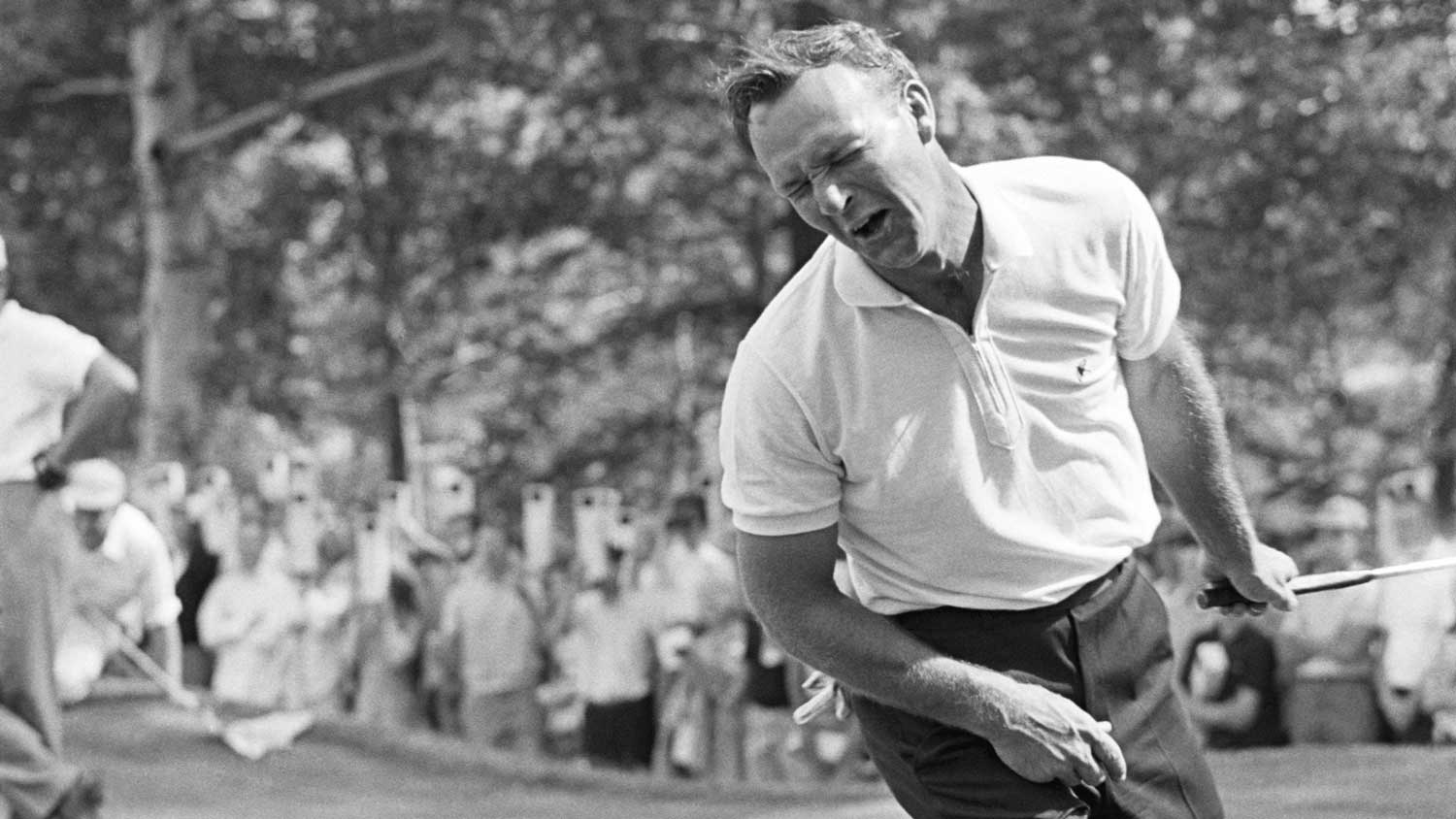 Arnold Palmer during the U.S. Open at The Country Club in Brookline, Mass., June 20, 1963. (Photo by Paul Connell/The Boston Globe via Getty Images)