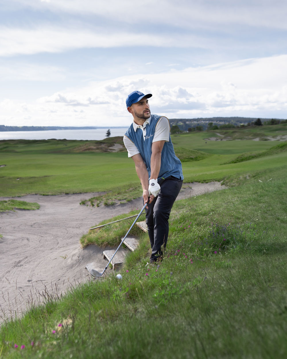 Cristian Roldan playing Chambers Bay.