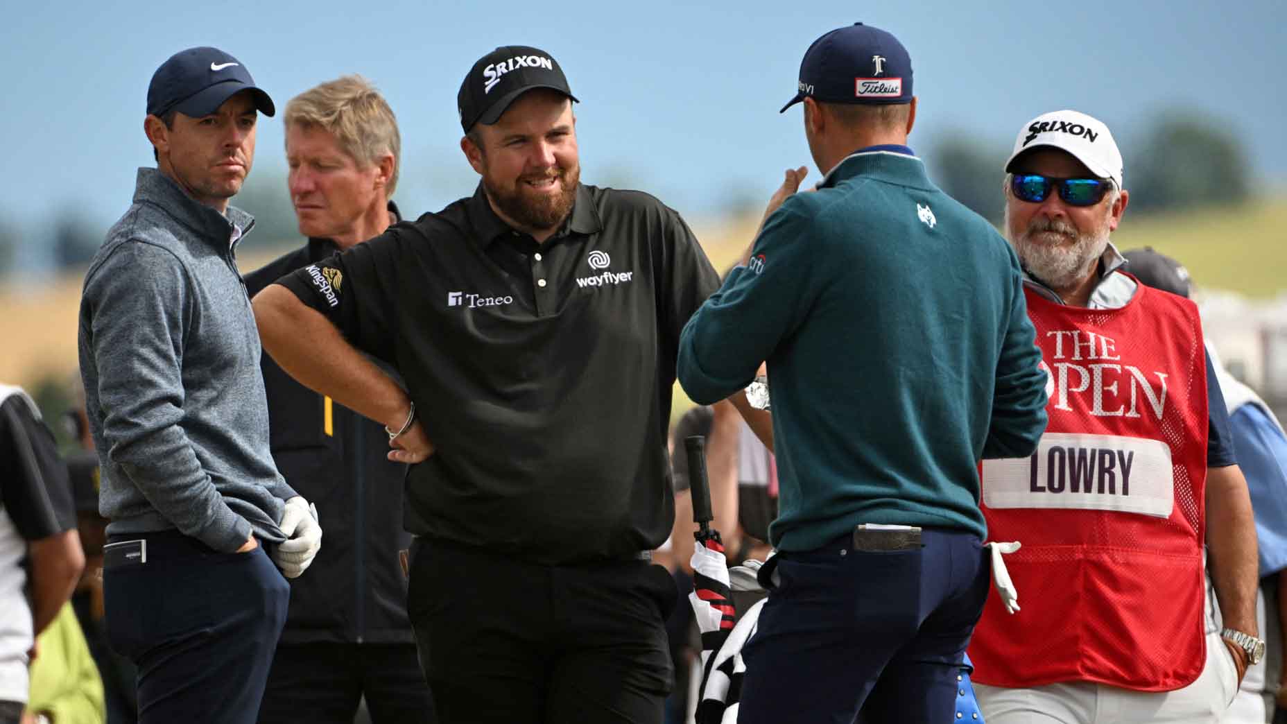 Rory McIlroy, Shane Lowry, Justin Thomas