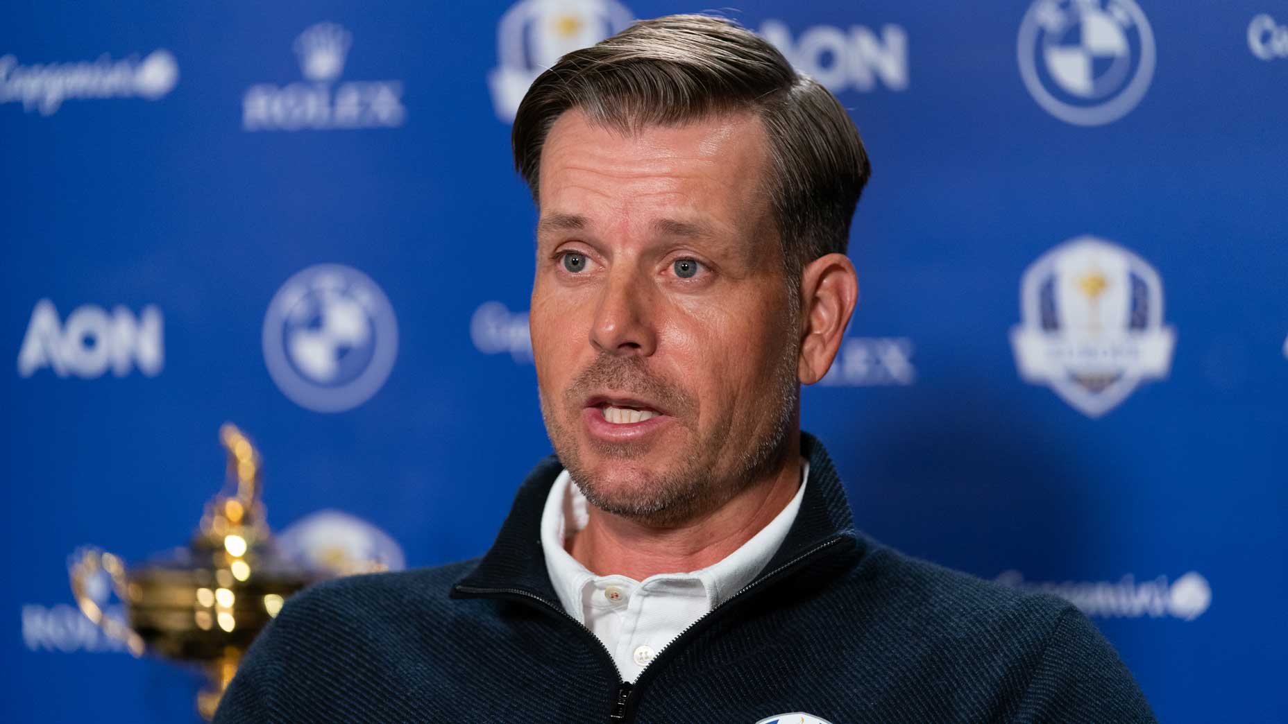 henrik stenson speaks to media