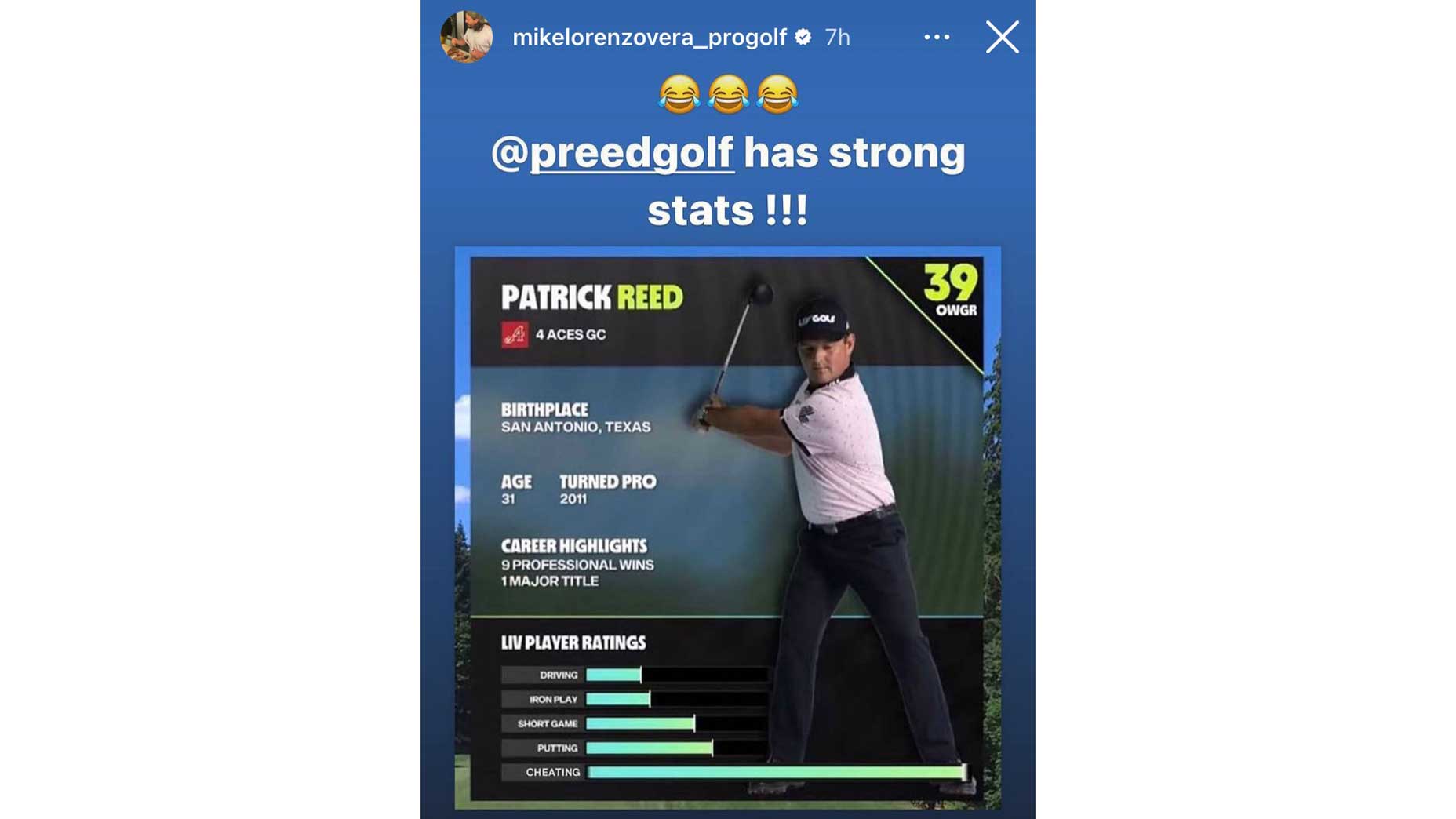 Patrick Reed