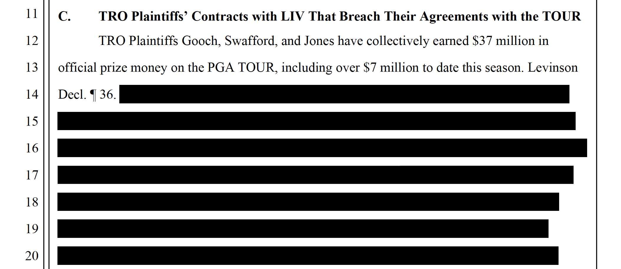 PGA Tour lawsuit