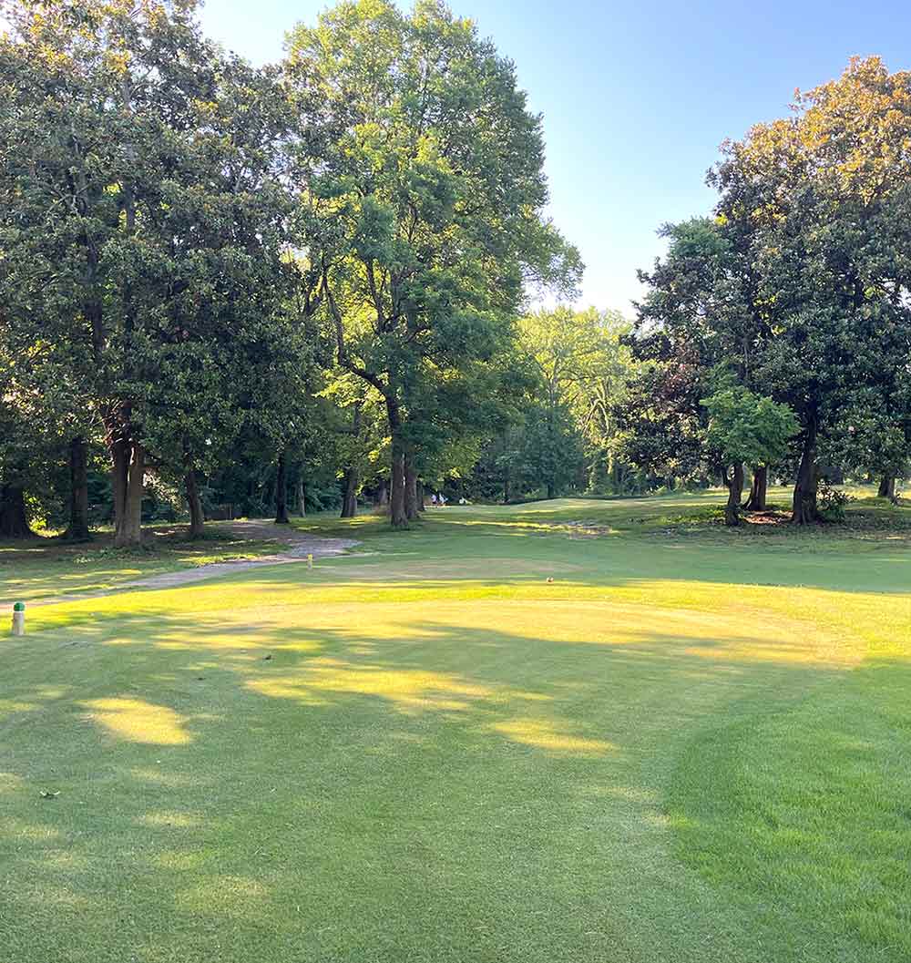 The 2nd hole at Overton Park.