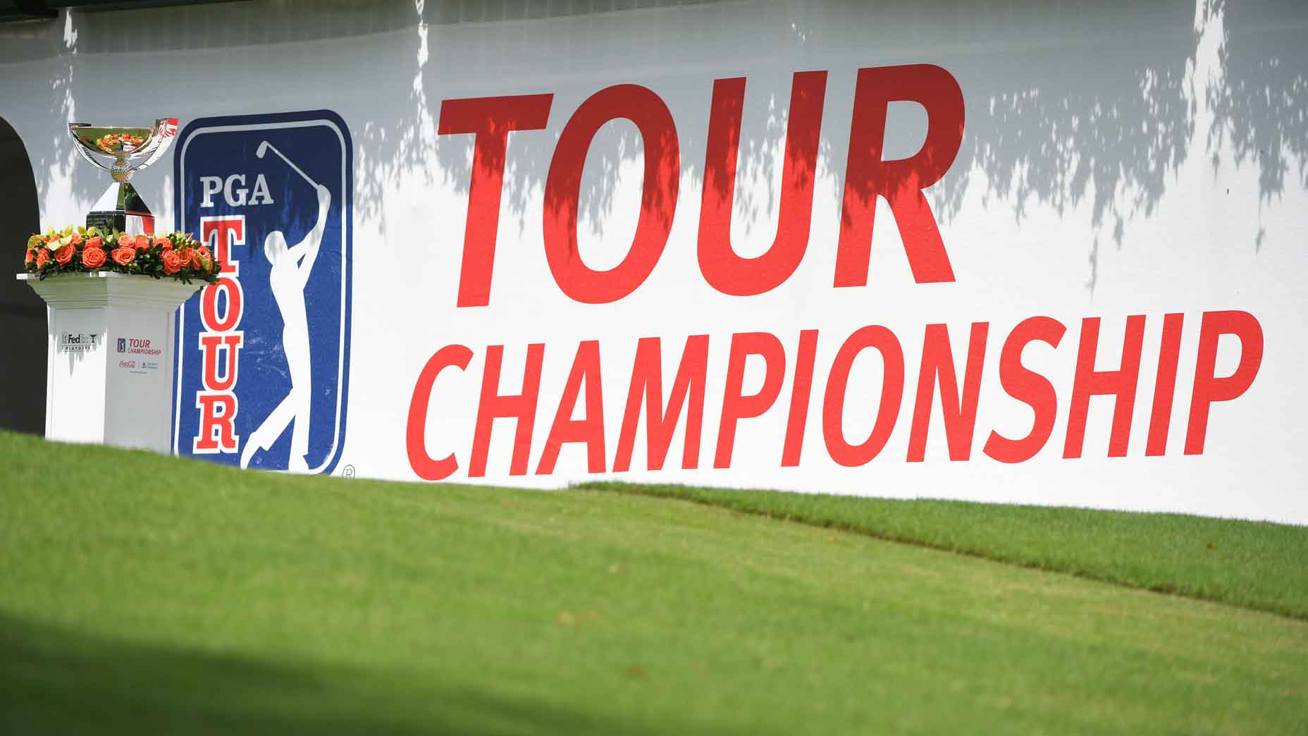 2025 tour championship sign pictured at East Lake.