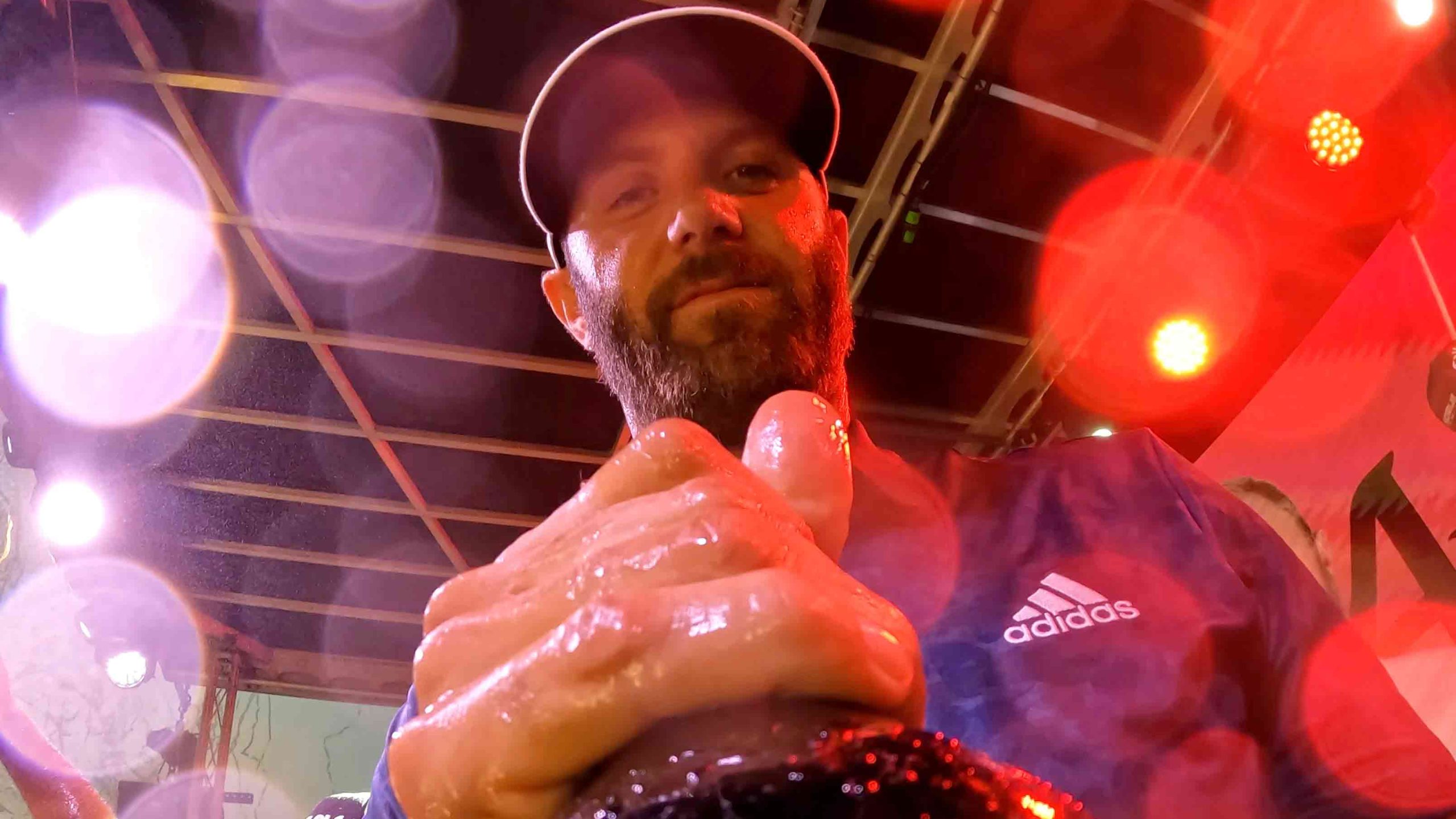 DJ celebrating his LIV win