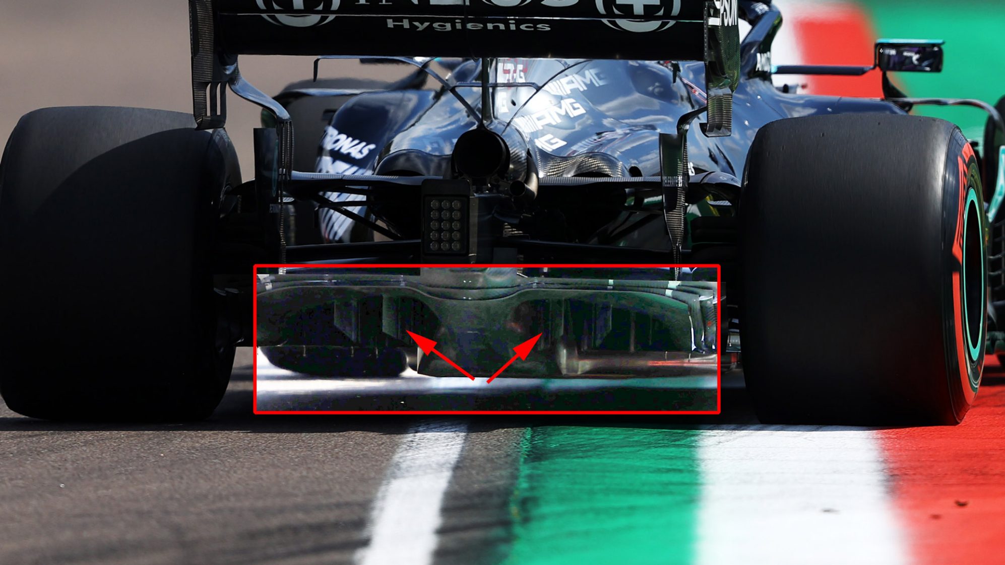 F1 Car diffuser