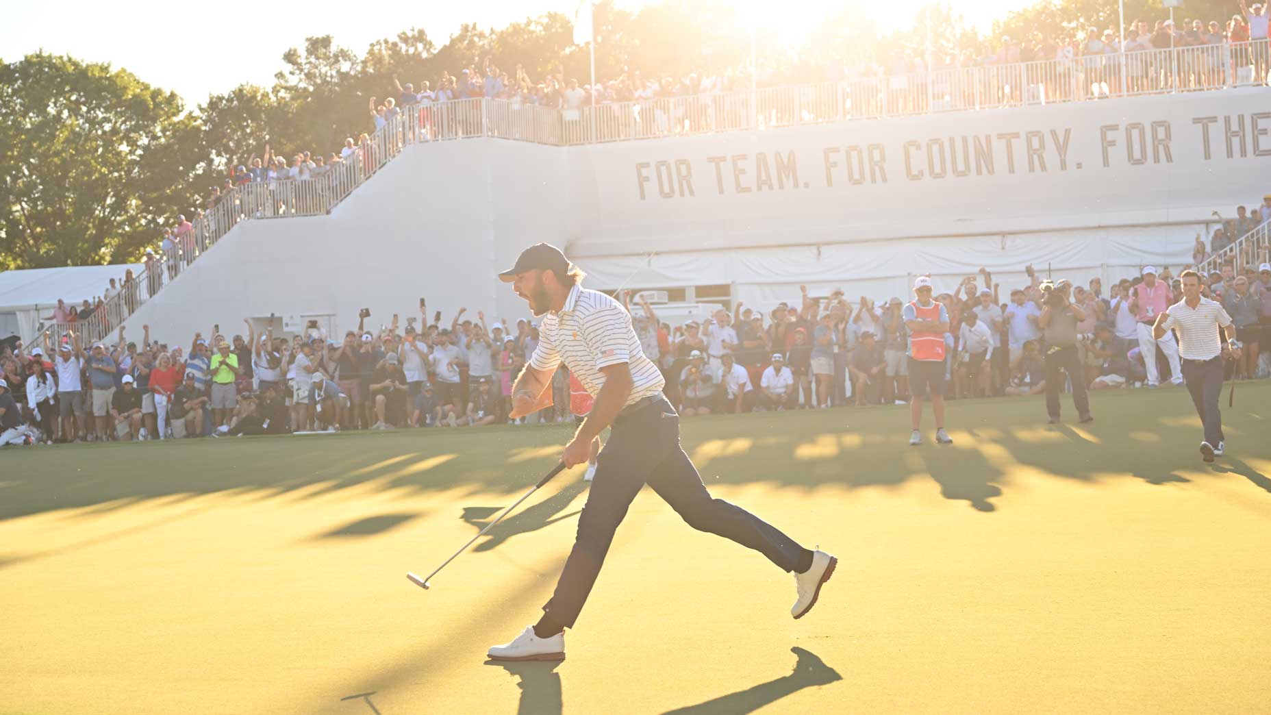 Max Homa delivered an unforgettable putt &mdash;&nbsp;and celebration &mdash;&nbsp;on the 18th green.