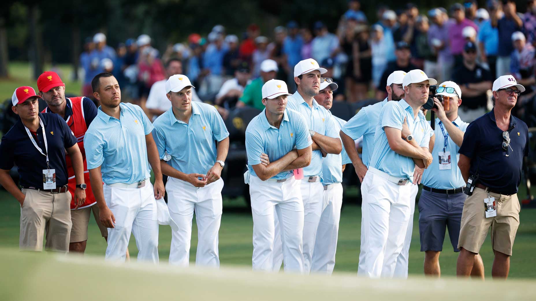 Team USA jumped out to a big lead on Thursday at the Presidents Cup.